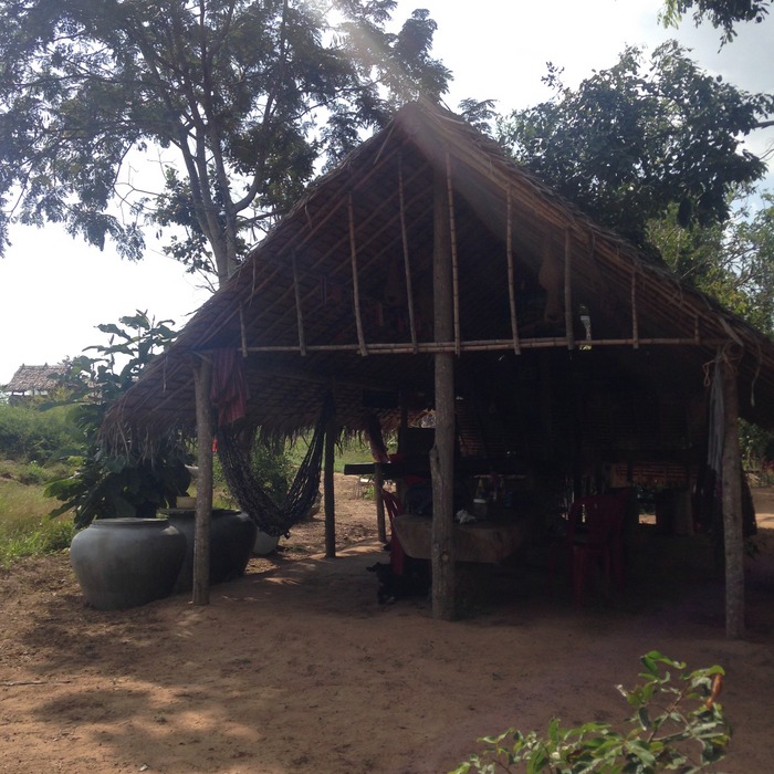 Khmer roots cafe hut