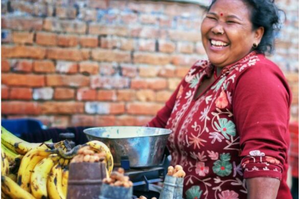 Community Homestay Nepal - Woman Smiling